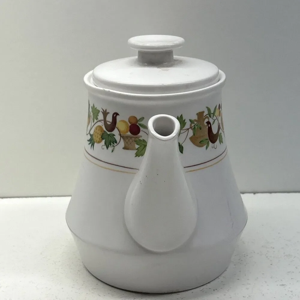 Vintage Noritake Progression China 5 Cup Teapot “Homecoming” 9002‎ Japan
